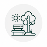 Urban public space and community wellbeing icon